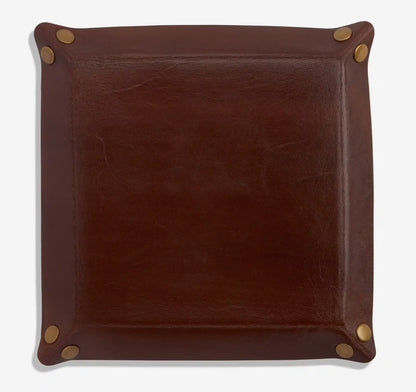 Whitmore Hand-Painted Valet Tray - Brown