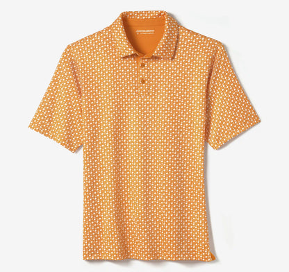 Game Day XC+™ Helmet-and-Football Print Polo - Orange
