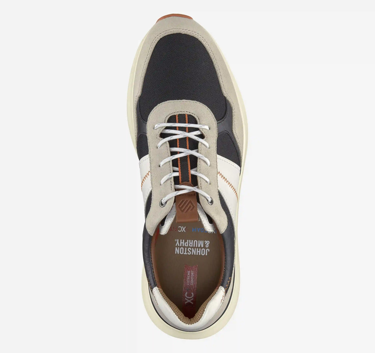 XC+™ Declan Jogger - Beige Multi Waterproof Suede/Full Grain Leather