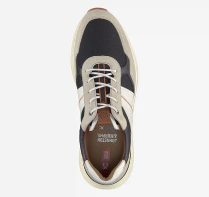 XC+™ Declan Jogger - Beige Multi Waterproof Suede/Full Grain Leather