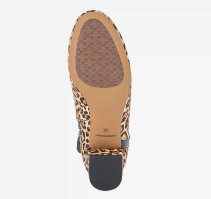Sienna Belted Bootie - Leopard Haircalf