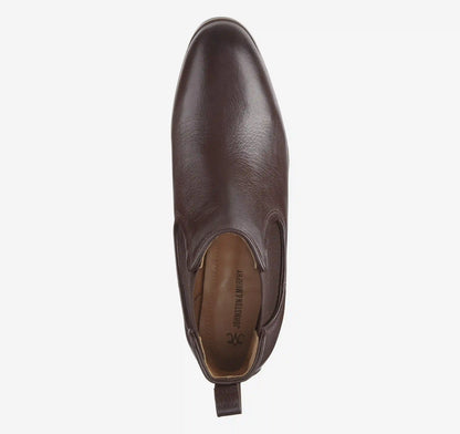 Tinsley Chelsea Bootie - Dark Brown Calfskin