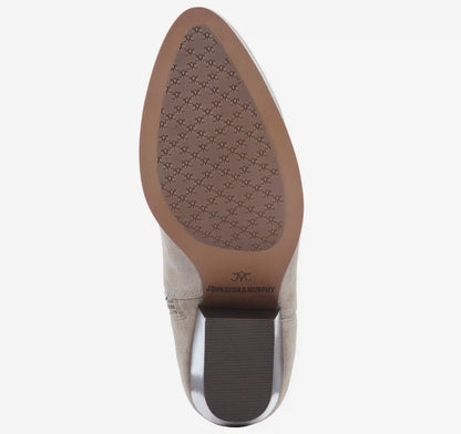 Tristen Western Bootie - Taupe Waterproof Suede