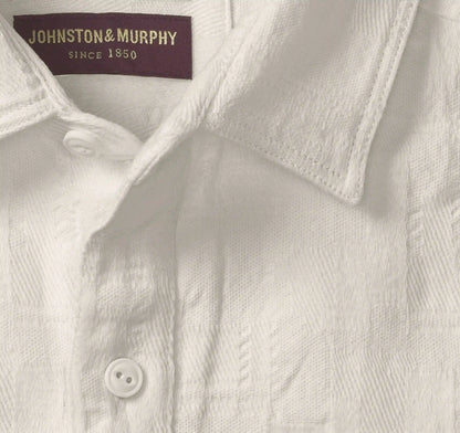 Textured Shirt Jacket - Ivory