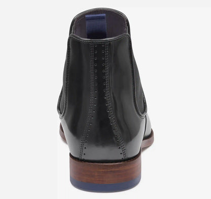Arrister Chelsea Boot - Black Italian Full-Grain Leather