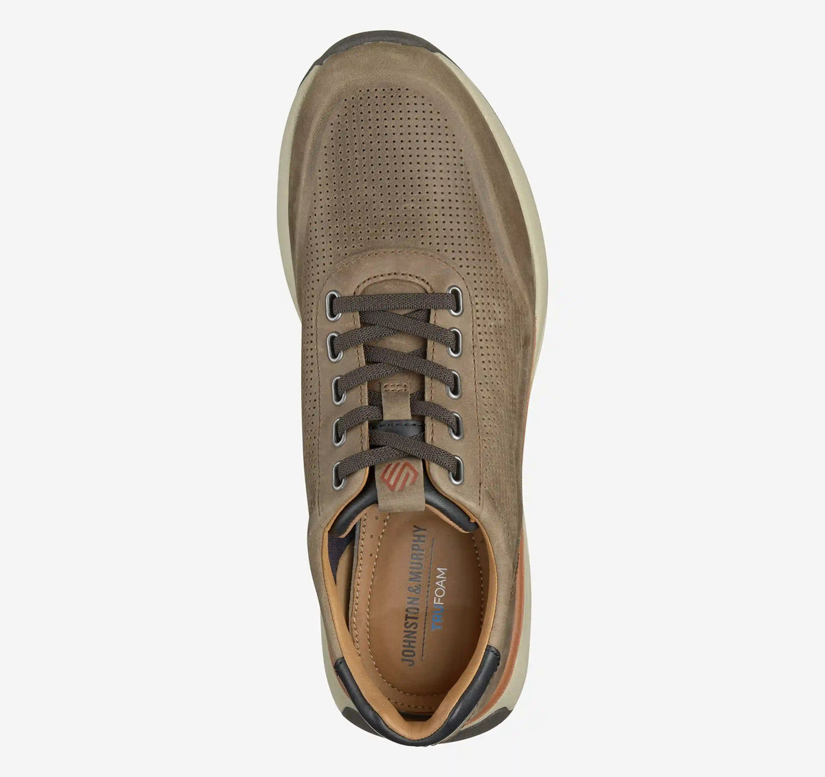 Douglas U-Throat Jogger - Dark Taupe Oiled Full-Grain Leather