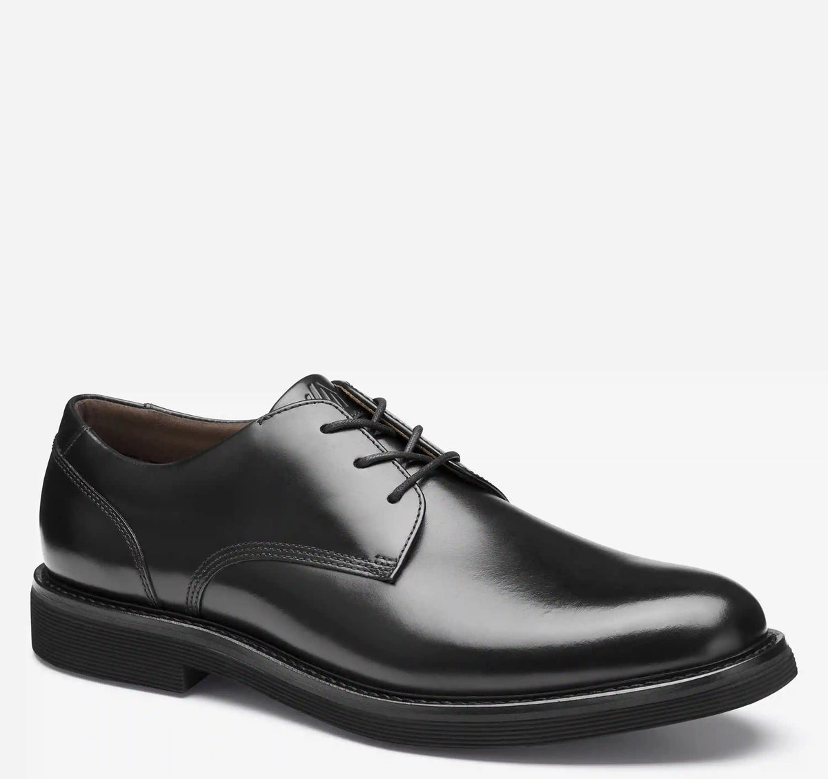 Tyson Dress Plain Toe - Black Full-Grain Leather