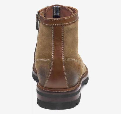 Britton Lace-to-Toe Boot - Snuff Waxed Suede