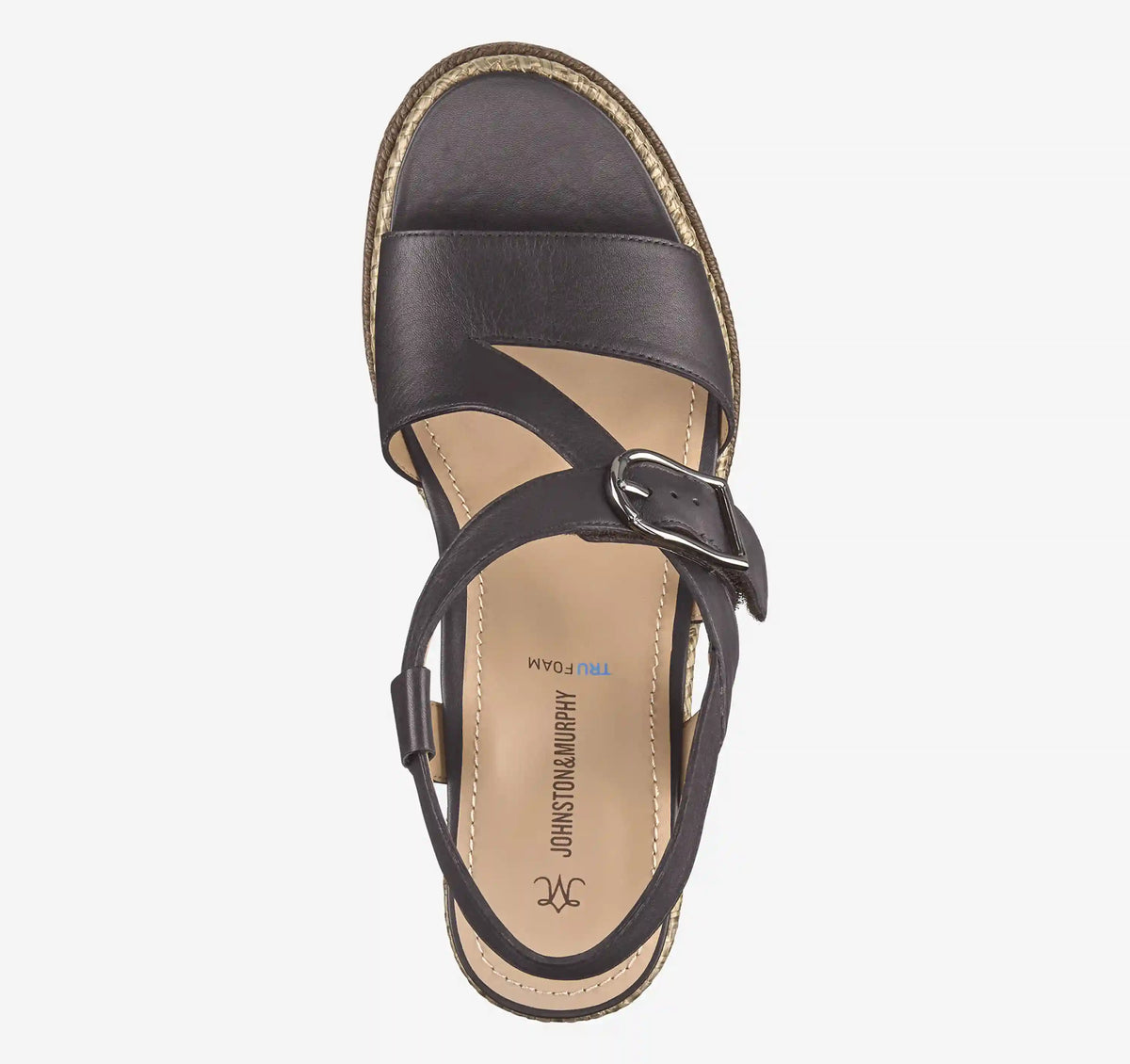 Addison Asymmetrical Wedge - Dark Brown Nappa Leather