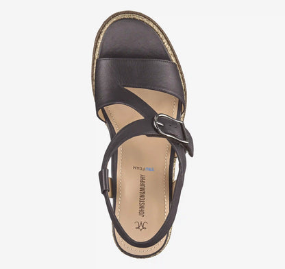 Addison Asymmetrical Wedge - Dark Brown Nappa Leather