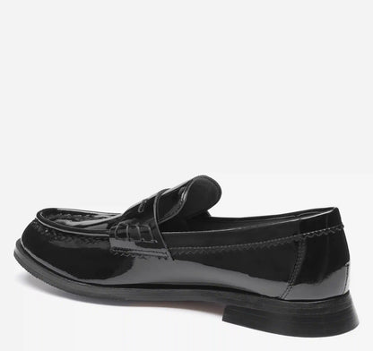 Gillian Penny Loafer - Black Patent Leather