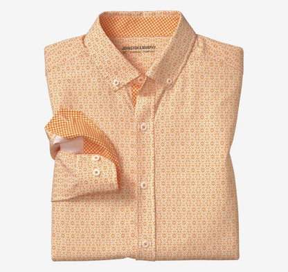 Game Day XC+™ Long-Sleeve Football Print Shirt - Orange
