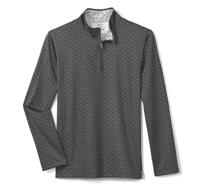 Game Day XC4® Plays Print Quarter-Zip - Black