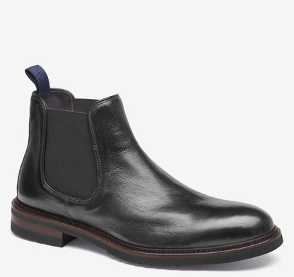 Hartford Chelsea Boot - Black Italian Full-Grain Leather