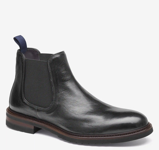 Hartford Chelsea Boot - Black Italian Full-Grain Leather