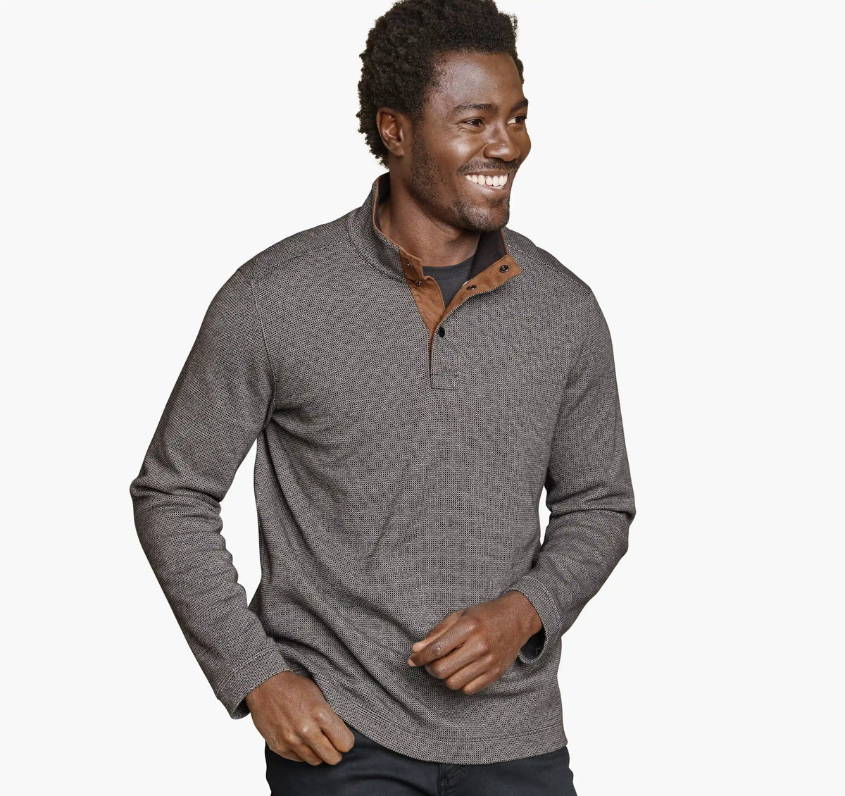 Westcott Quarter-Snap Pullover - Gray