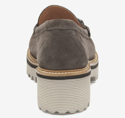 Emmalynn Bit Loafer - Dark Grey Suede