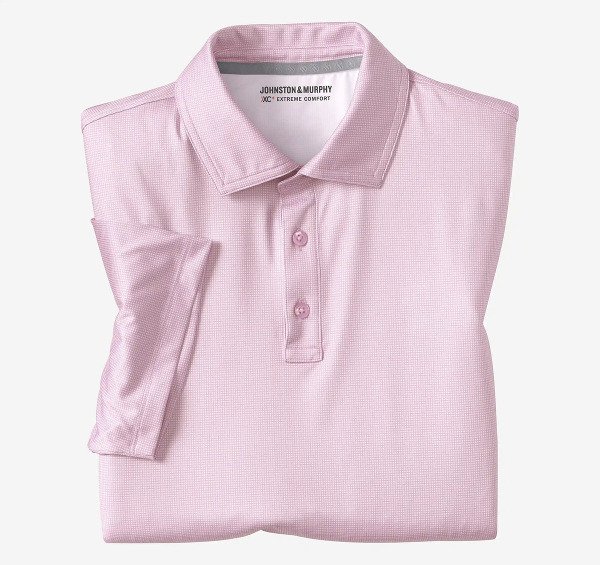 XC+™ Ace Performance Polo - Pink/White Gingham