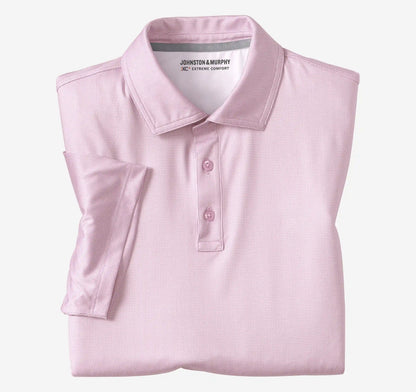 XC+™ Ace Performance Polo - Pink/White Gingham