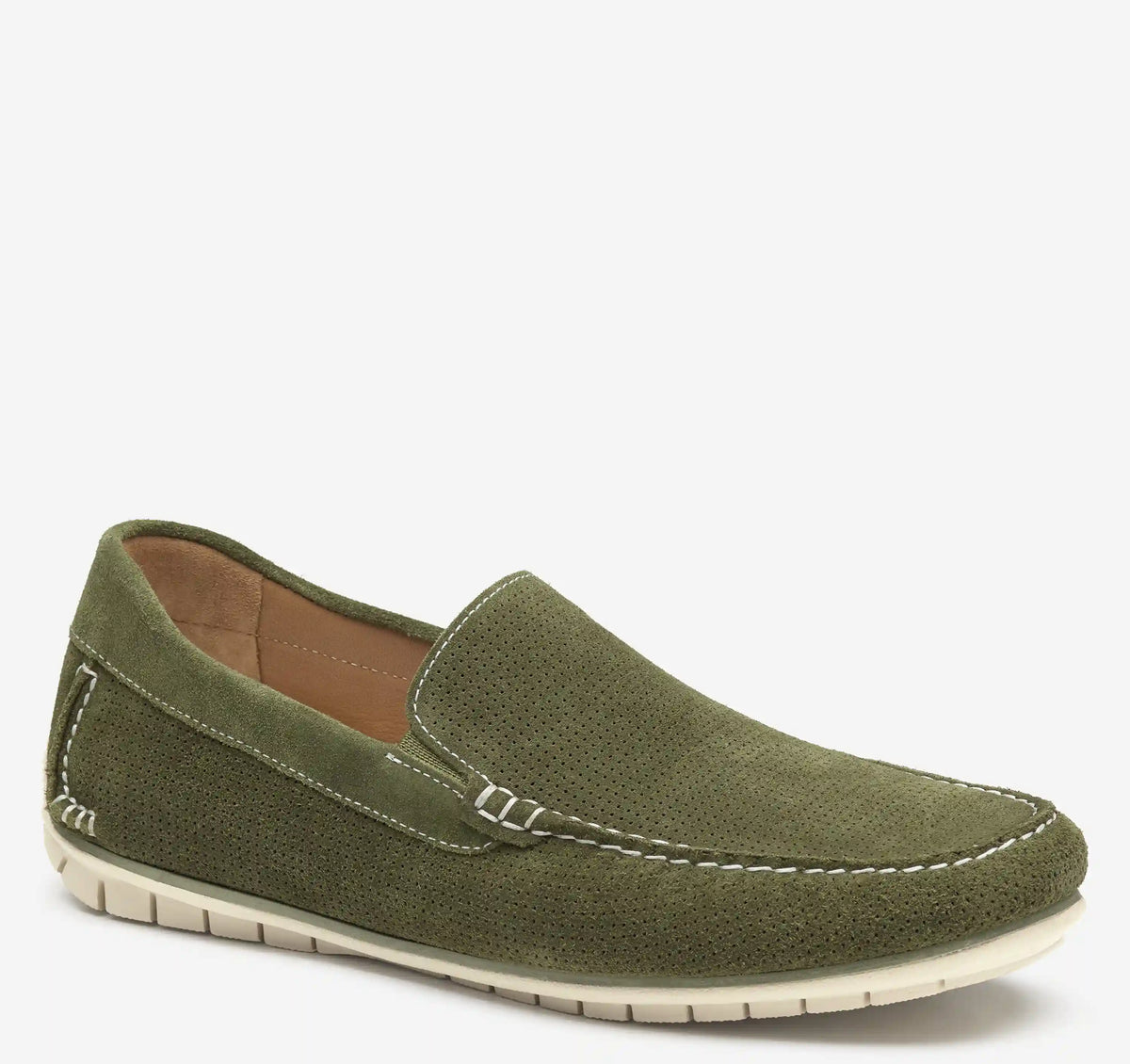 Cort 2.0 Perfed Venetian Loafer - Olive Suede