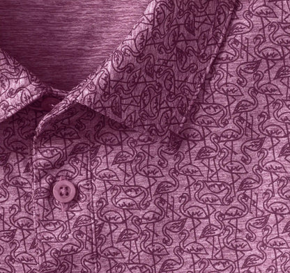 XC+™ Ace Performance Polo - Magenta Flamingo
