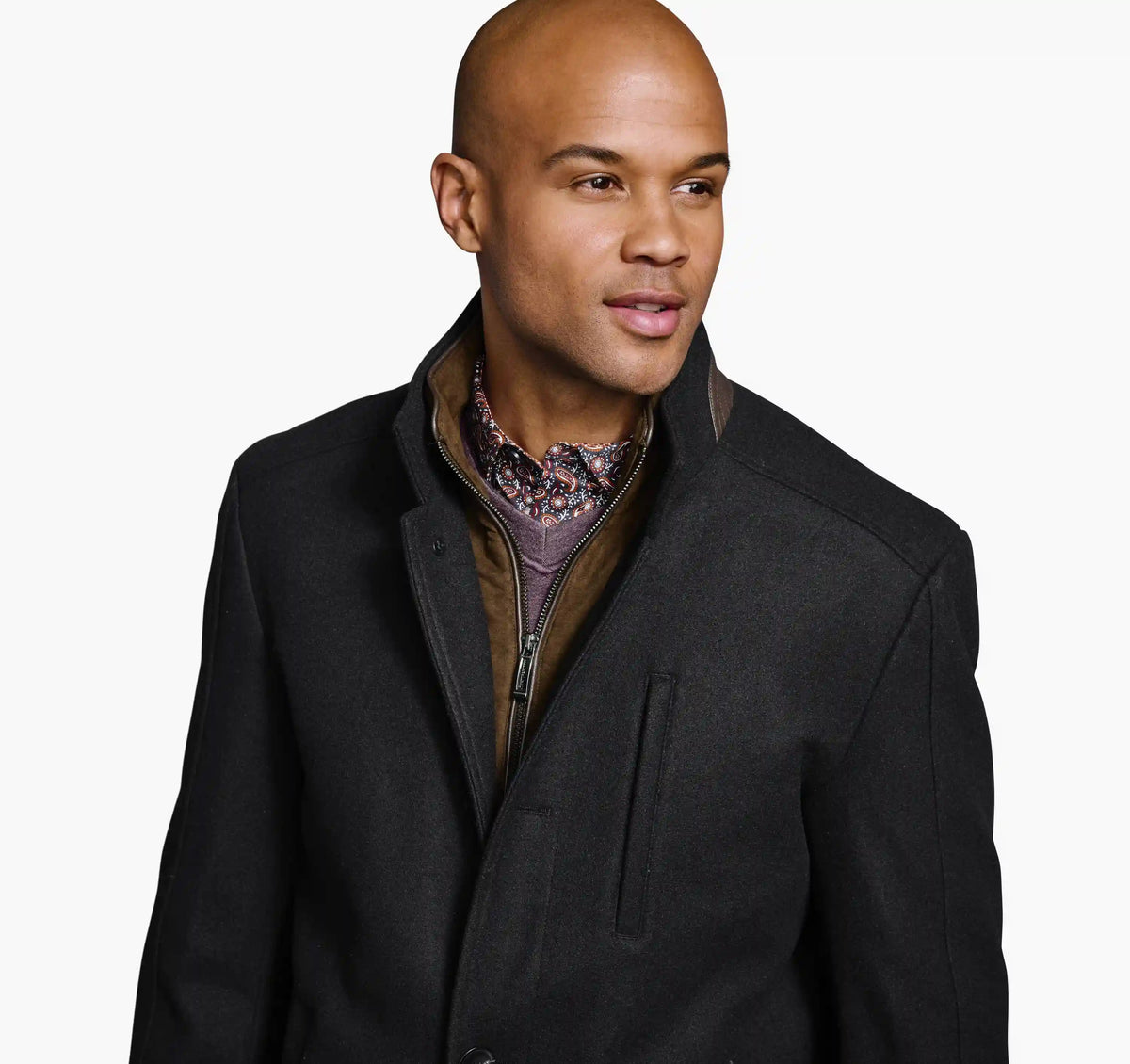 Upton Car Coat - Black
