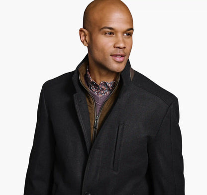 Upton Car Coat - Black