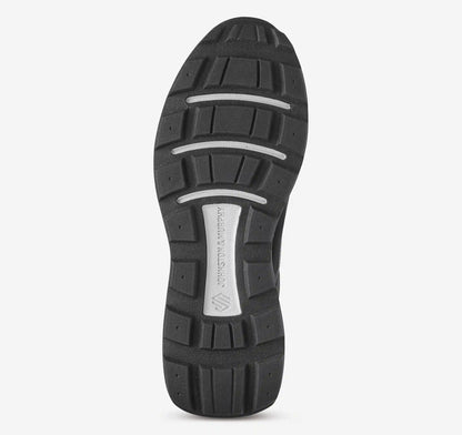 Douglas U-Throat Jogger - Black Full-Grain Leather