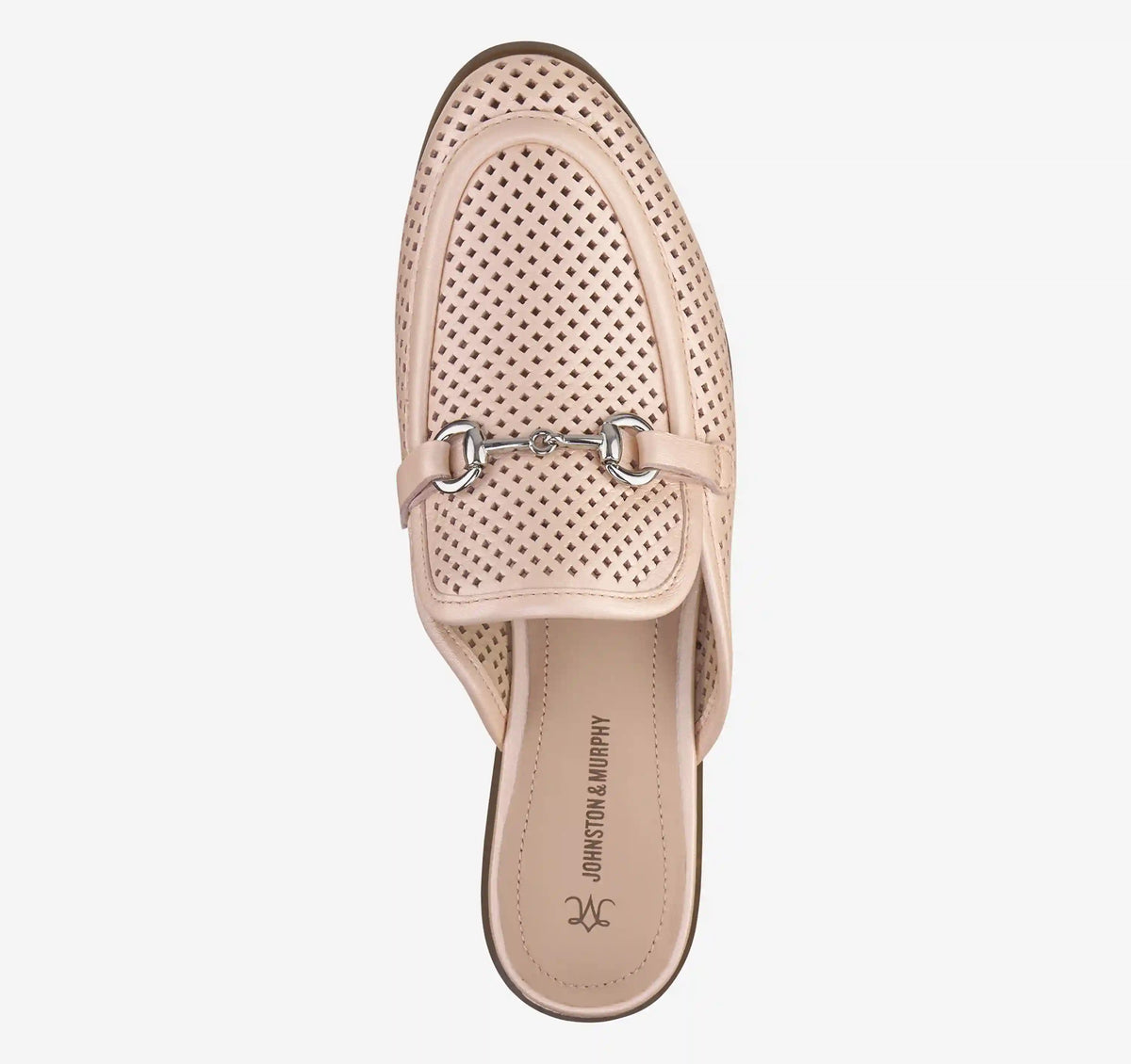 Ali Perfed Bit Mule - Blush Pearlized Glove Leather