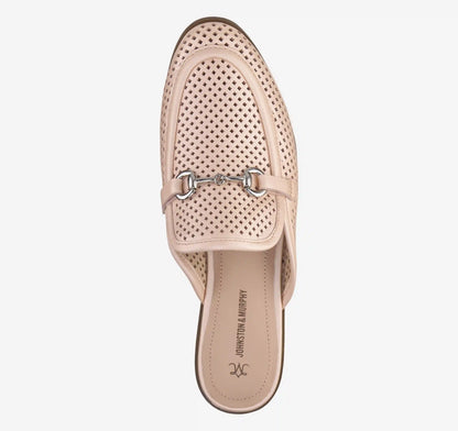 Ali Perfed Bit Mule - Blush Pearlized Glove Leather