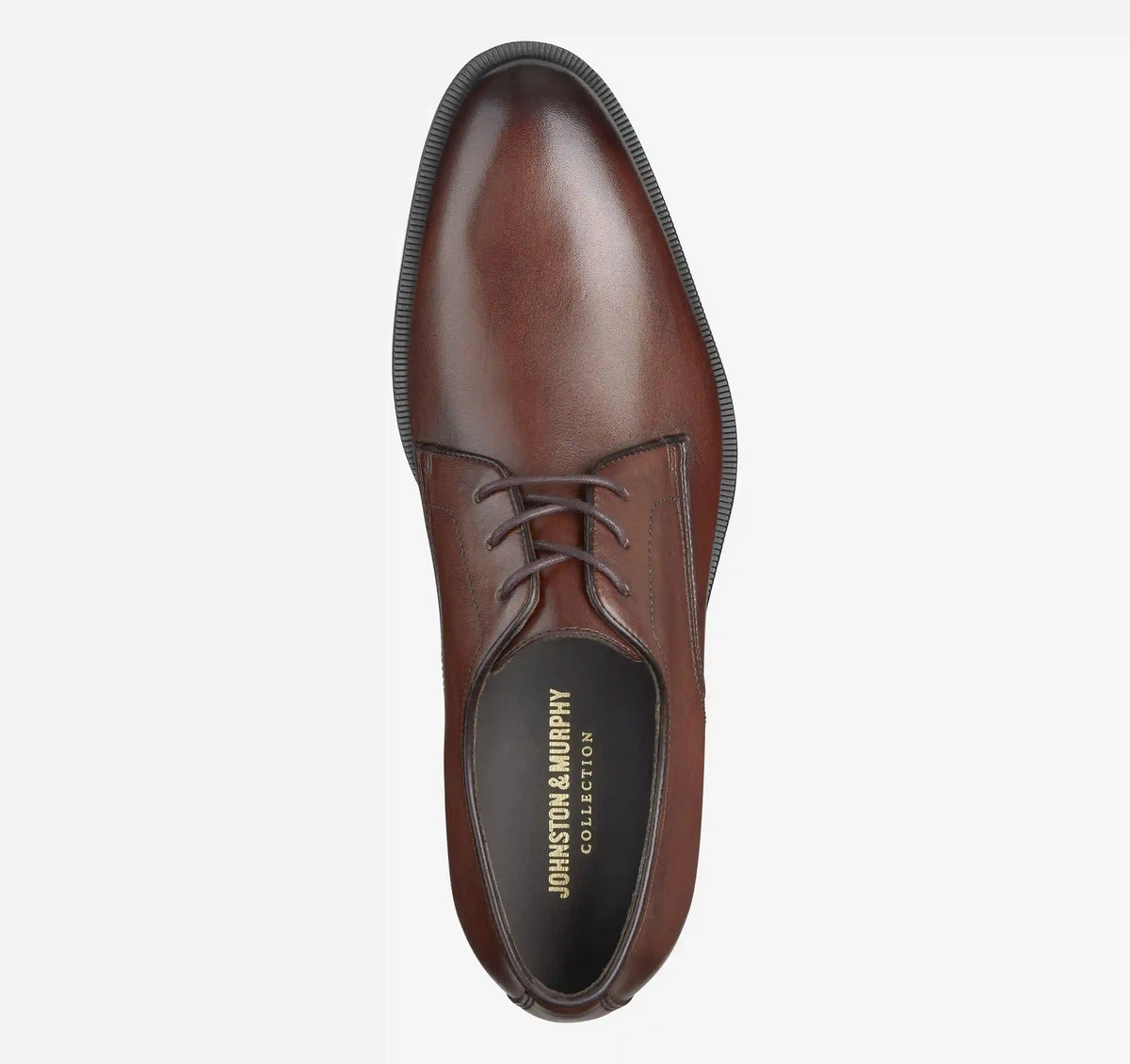 Redford Plain Toe - Mahogany Hand-Finished Full-Grain Leather
