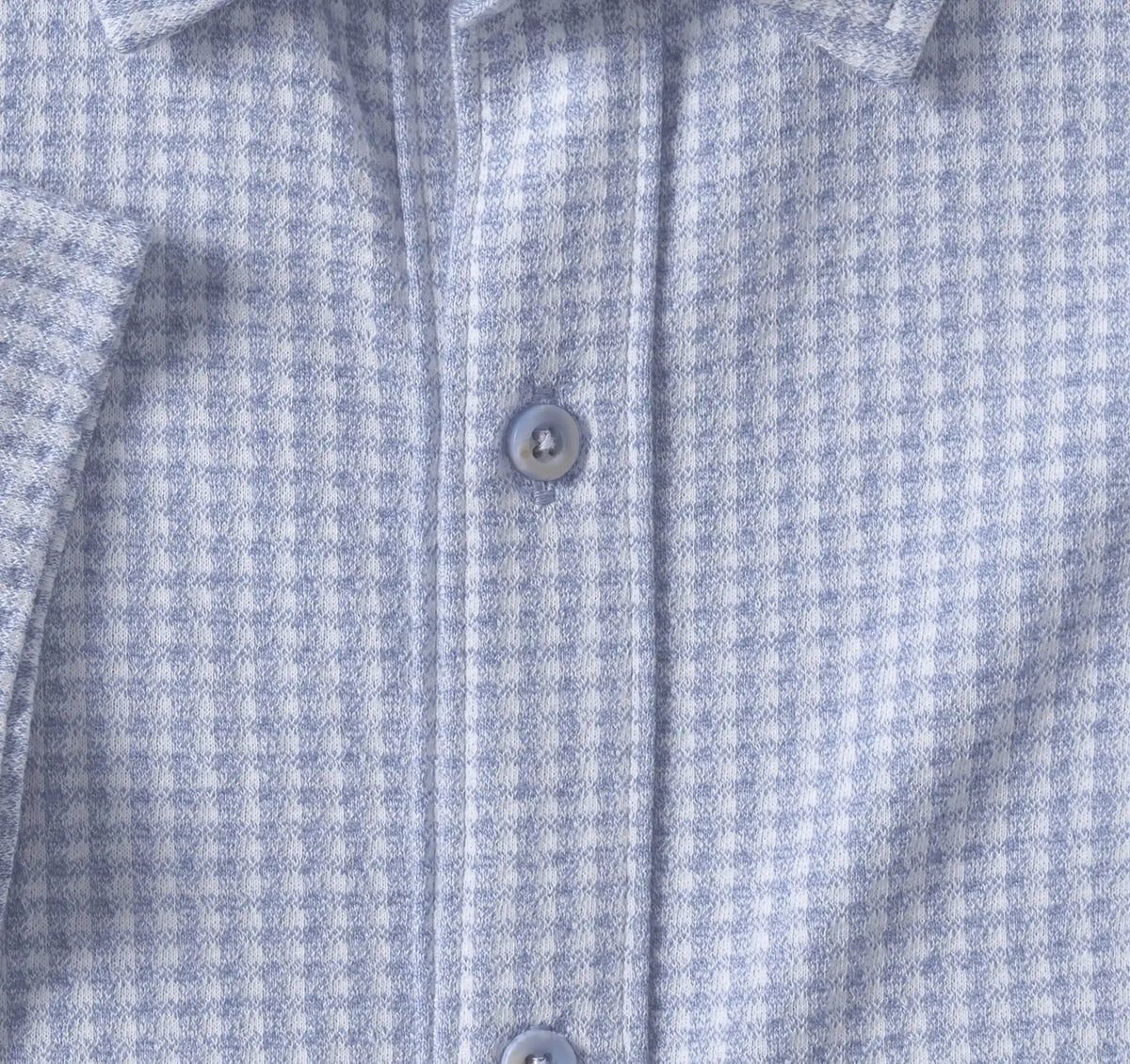 Bennett Short-Sleeve Shirt - Light Blue Gingham