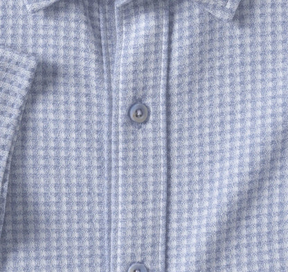 Bennett Short-Sleeve Shirt - Light Blue Gingham