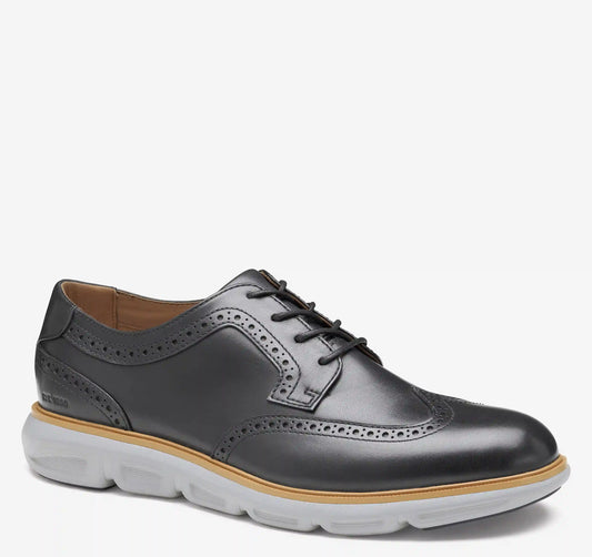 Larkin Wingtip - Black Italian Calfskin