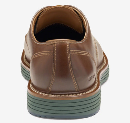 Upton Plain Toe - Tan Full Grain Leather/Green Sole
