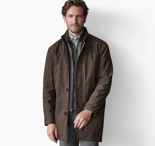 Upton Vintage Coat - Brown