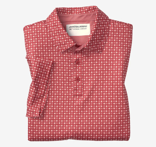 Game Day XC+™ Baseball Print Polo - Red