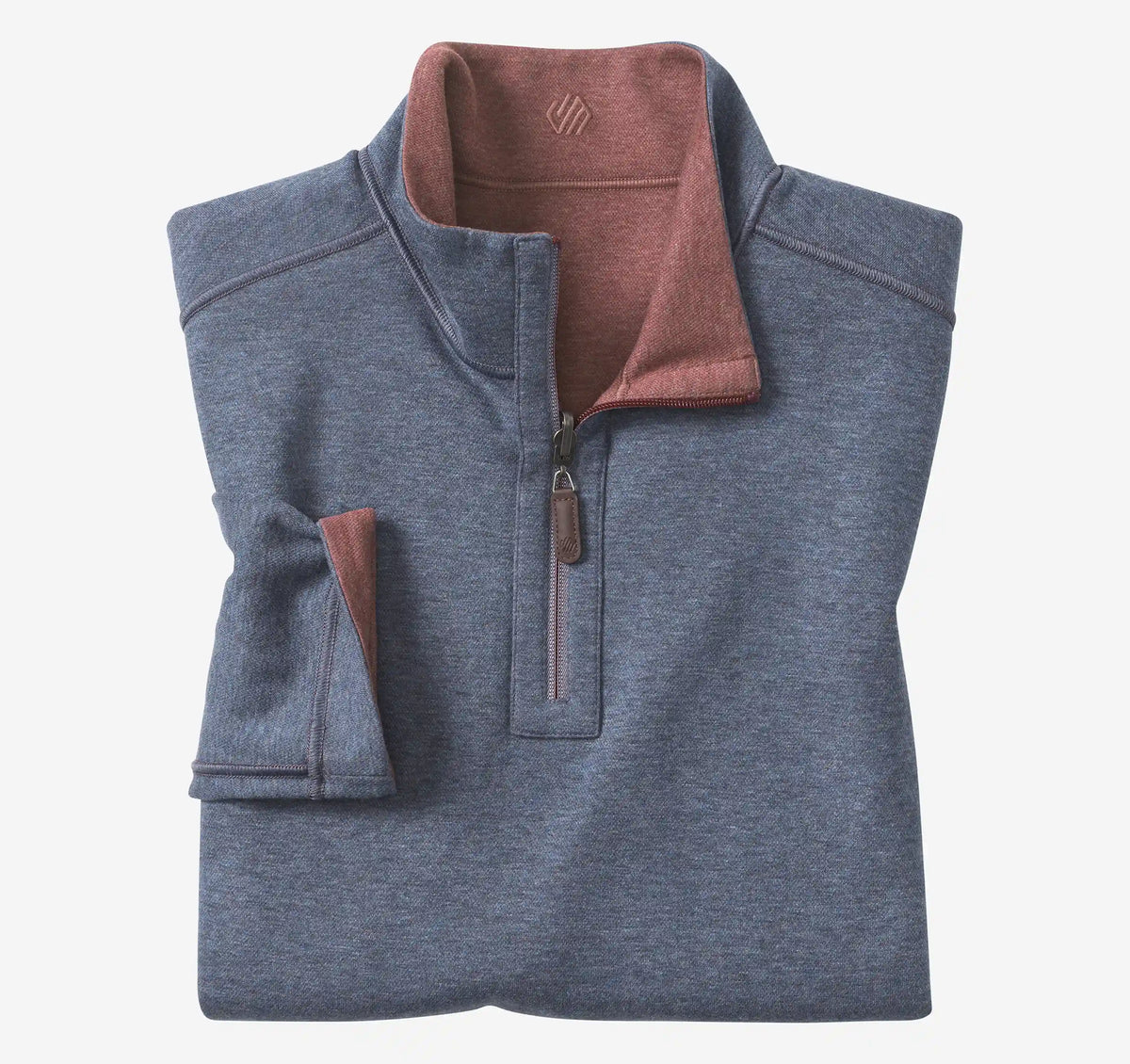 Icon Reversible Quarter-Zip - Berry/Blue
