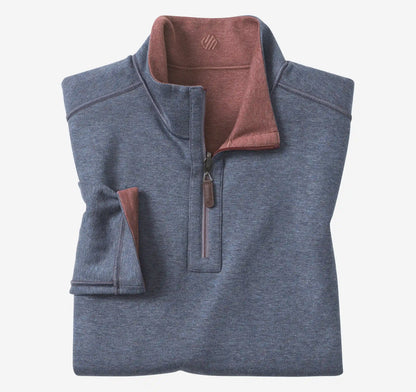 Icon Reversible Quarter-Zip - Berry/Blue