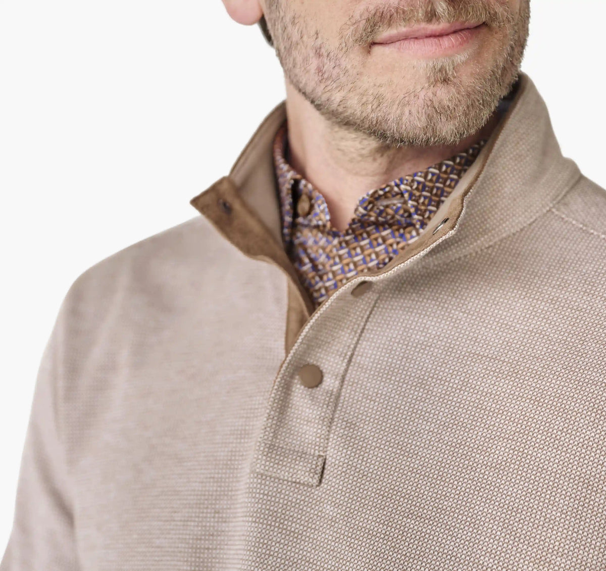 Westcott Quarter-Snap Pullover - Tan