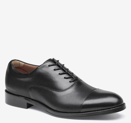 XC+™ Copley Cap Toe - Black Waterproof Full-Grain Leather