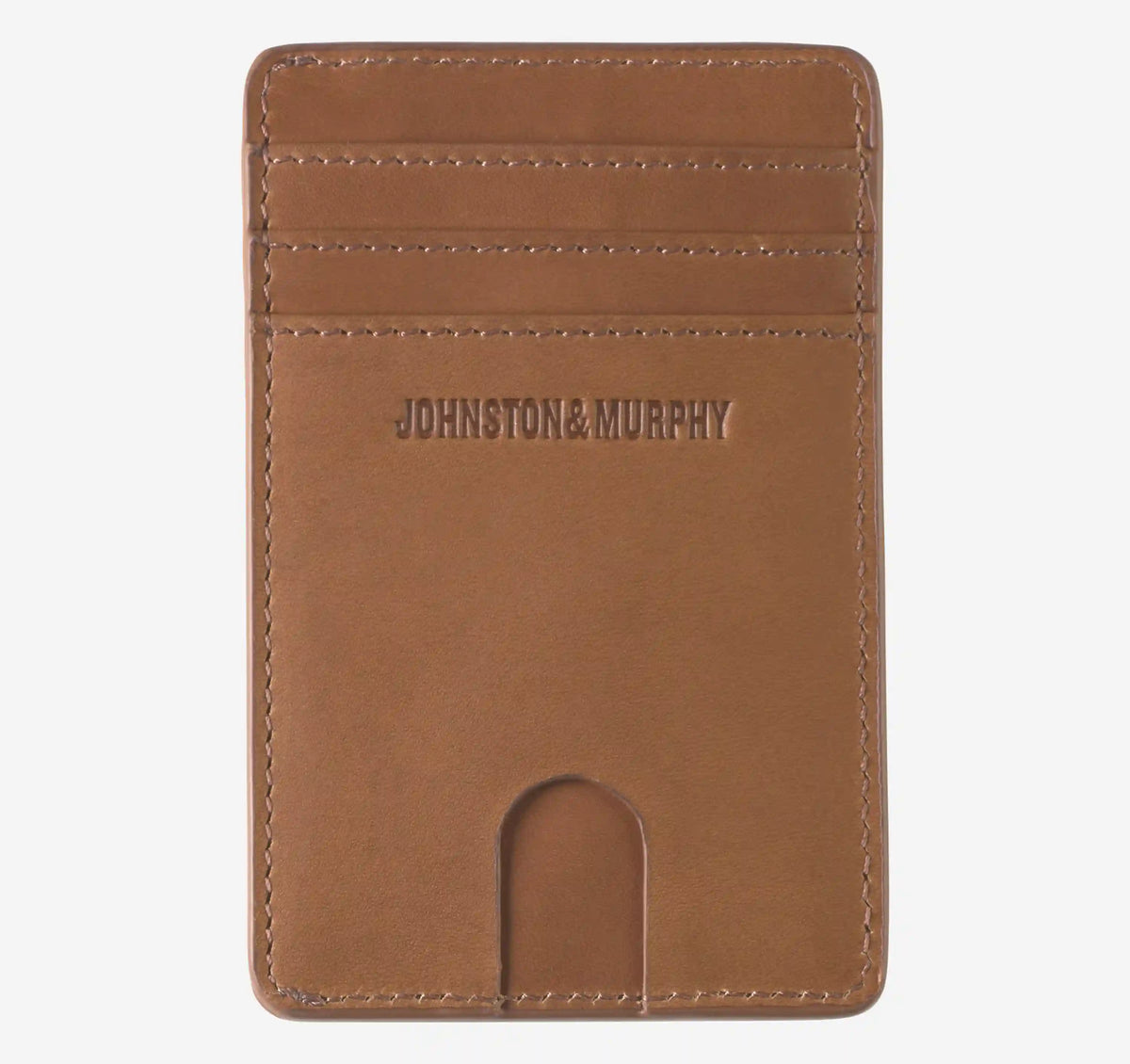Rhodes Vertical Weekender Card Wallet - Tan