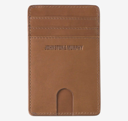 Rhodes Vertical Weekender Card Wallet - Tan