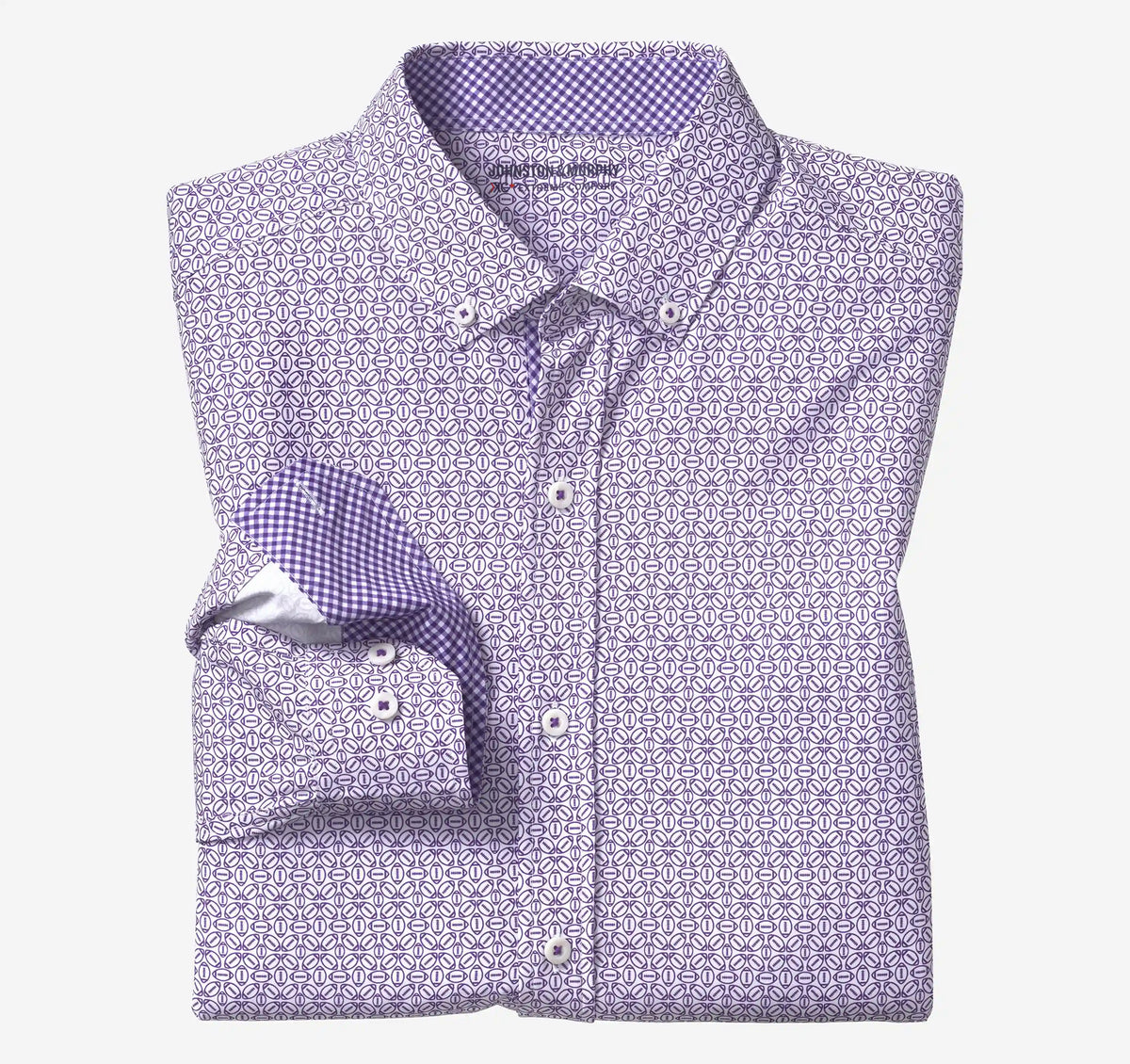 Game Day XC+™ Long-Sleeve Football Print Shirt - Purple