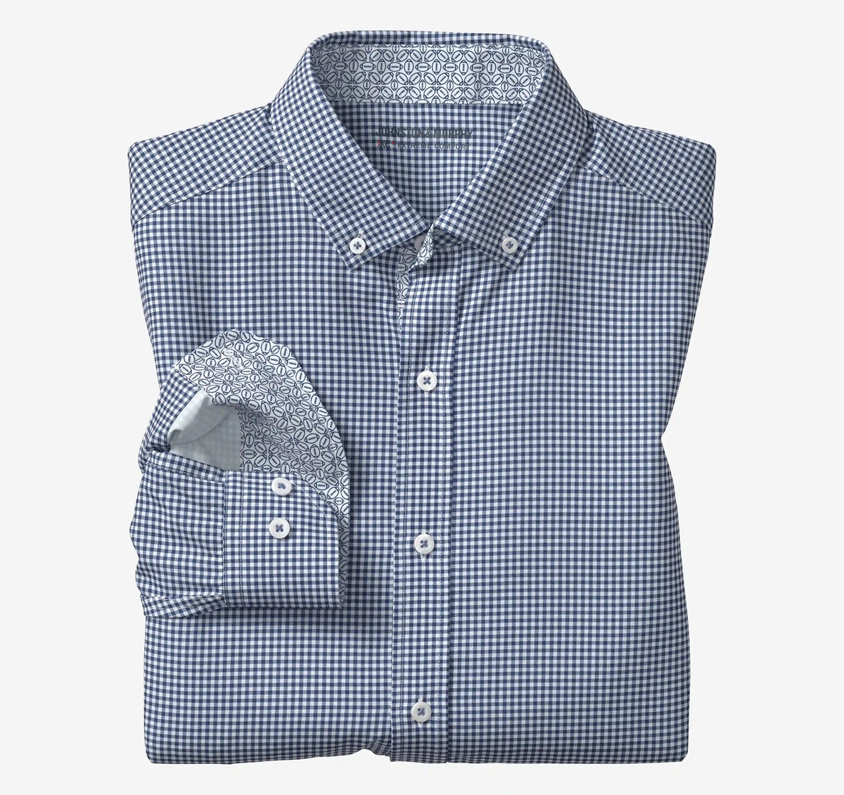 Game Day XC+™ Long-Sleeve Gingham Shirt - Navy