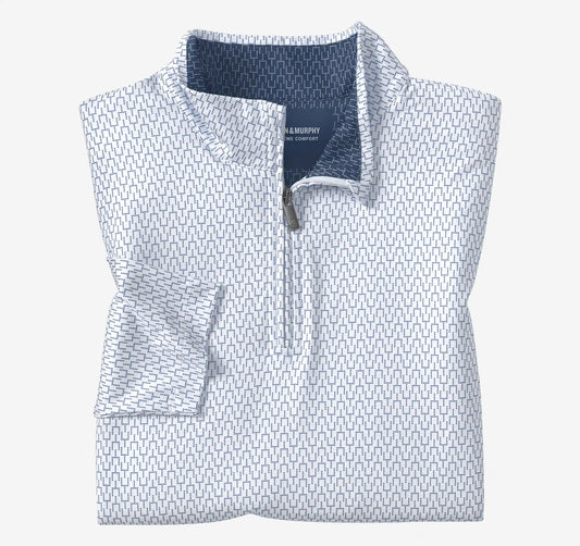 Game Day XC+™ Goal Post Print Quarter-Zip - Navy