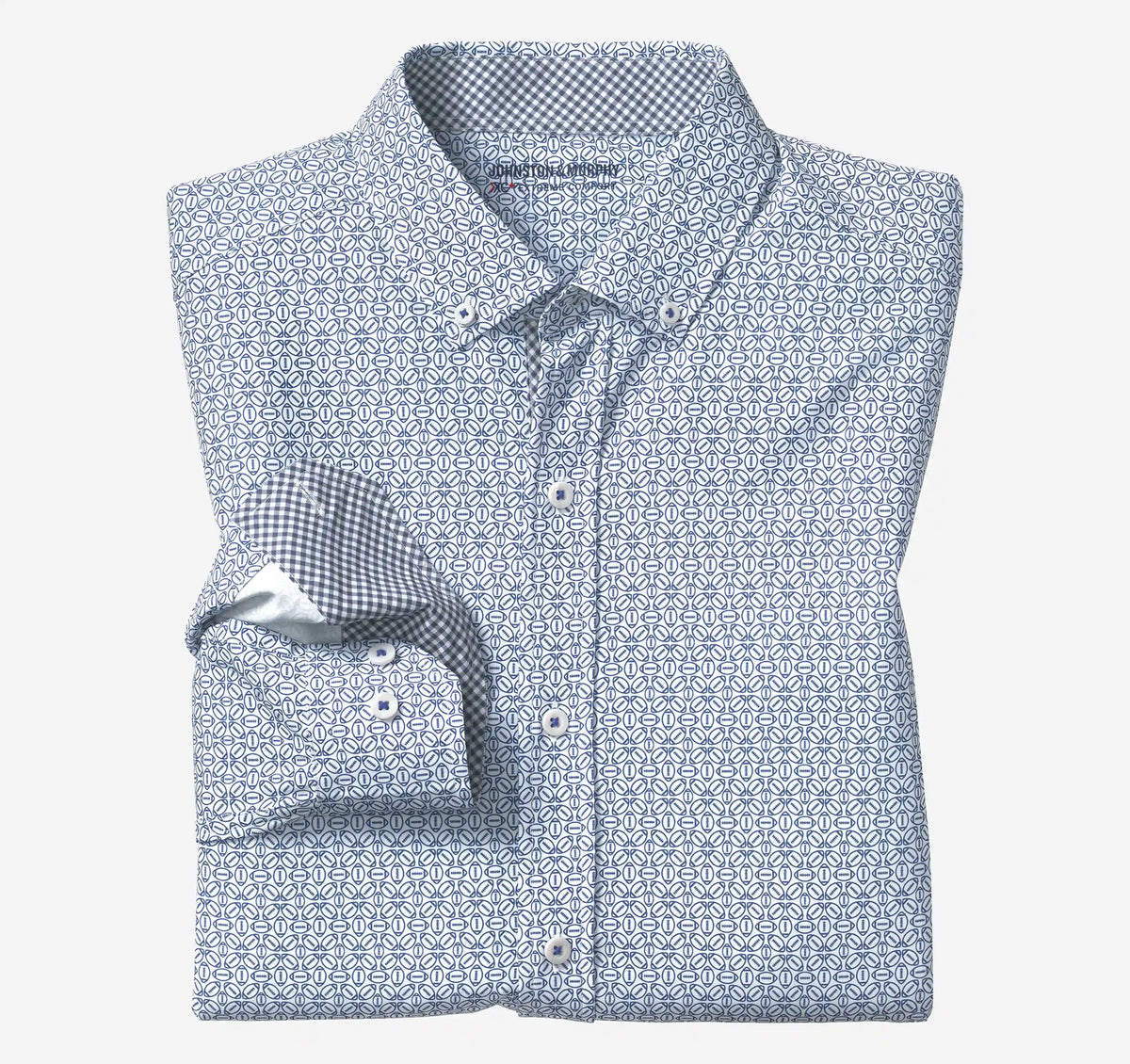 Game Day XC+™ Long-Sleeve Football Print Shirt - Navy