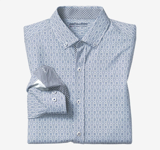 Game Day XC+™ Long-Sleeve Football Print Shirt - Navy