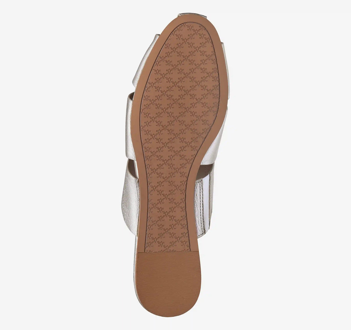 Claire Fisherman Mule - Platinum Metallic Italian Sheepskin