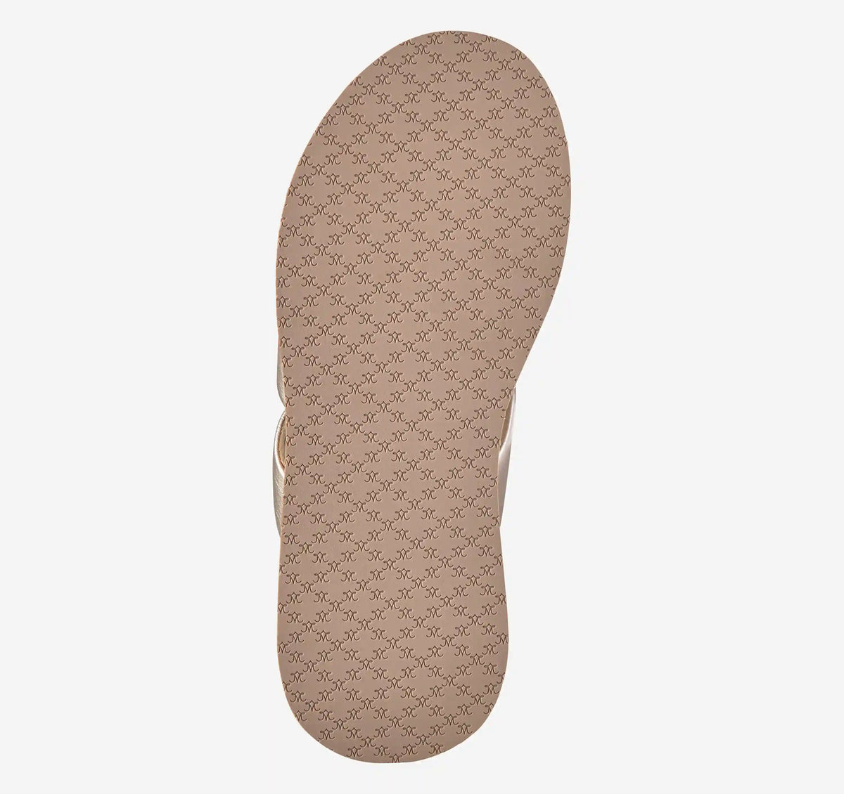 Colleen Triple-Band Slide - Platinum Metallic Italian Sheepskin